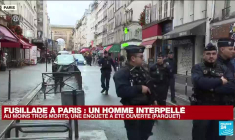 Fusillade à Paris : au moins trois morts, plusieurs blessés et un homme interpellé