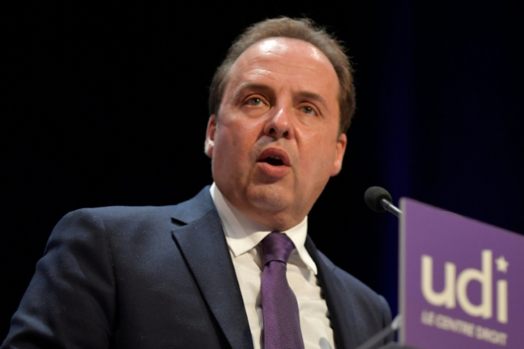 Jean-Christophe Lagarde le 22 janvier 2022 à Paris ( AFP / JULIEN DE ROSA )