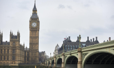 Londres, le 23 mars 2017. ( AFP / NIKLAS HALLE'N )