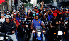 Manifestation pour la libération du président vénézuélien déchu Nicolas Maduro, le 3 février 2026 à Caracas ( AFP / Pedro MATTEY )