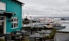 Un restaurant dans le quartier du vieux port de Reykjavik