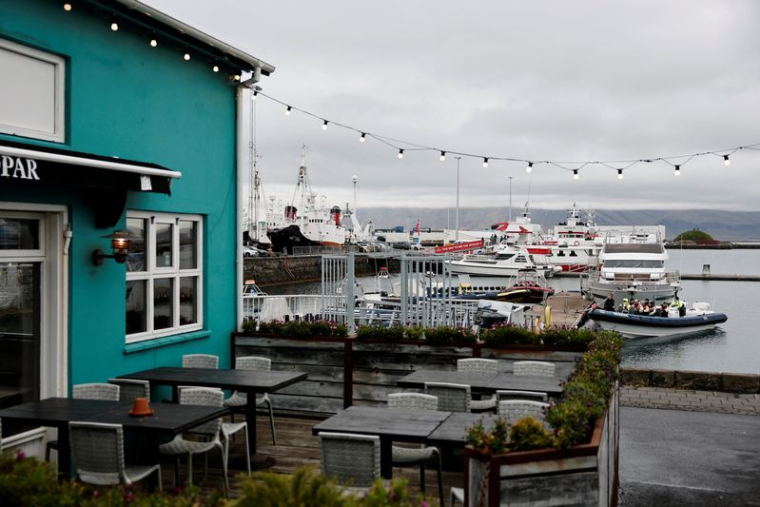 Un restaurant dans le quartier du vieux port de Reykjavik