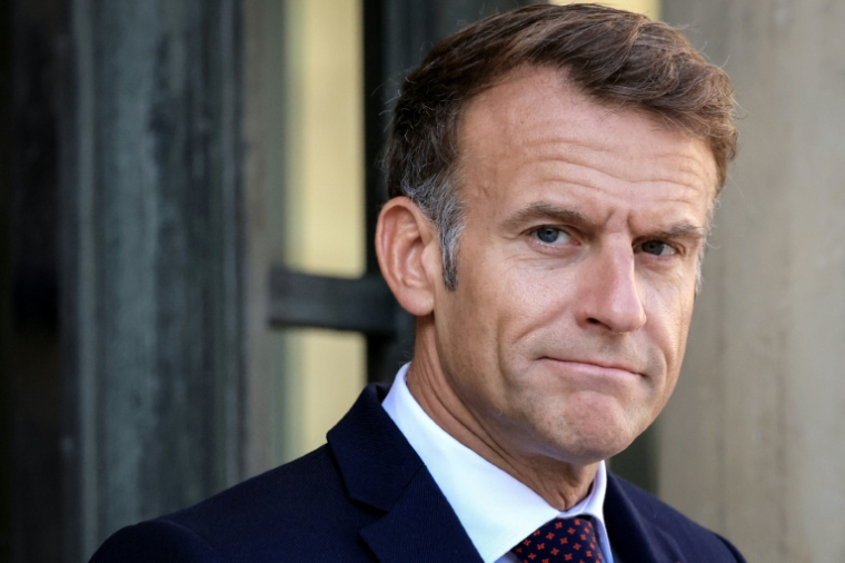 Emmanuel Macron, le 11 septembre 2026 à Paris ( AFP / Ludovic MARIN )