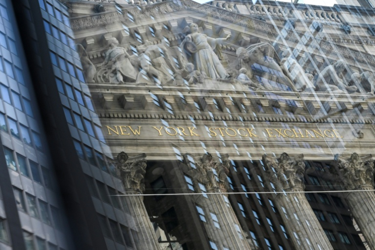 Vue extérieure de la Bourse de New York, le 24 juillet 2026 ( AFP / ANGELA WEISS )