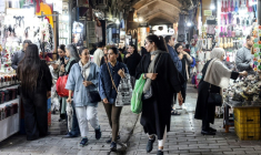 Dans le Grand Bazar de Téhéran, le 24 février 2026 ( AFP / - )