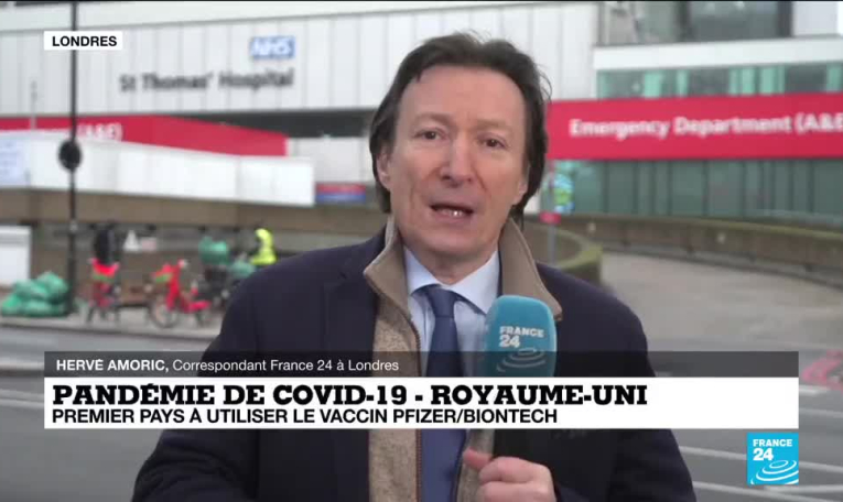Covid-19 au Royaume-Uni : début de la campagne massive de vaccination