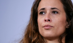 La députée LFI Clémence Guetté le 10 octobre 2025, à Paris ( AFP / Thomas SAMSON )