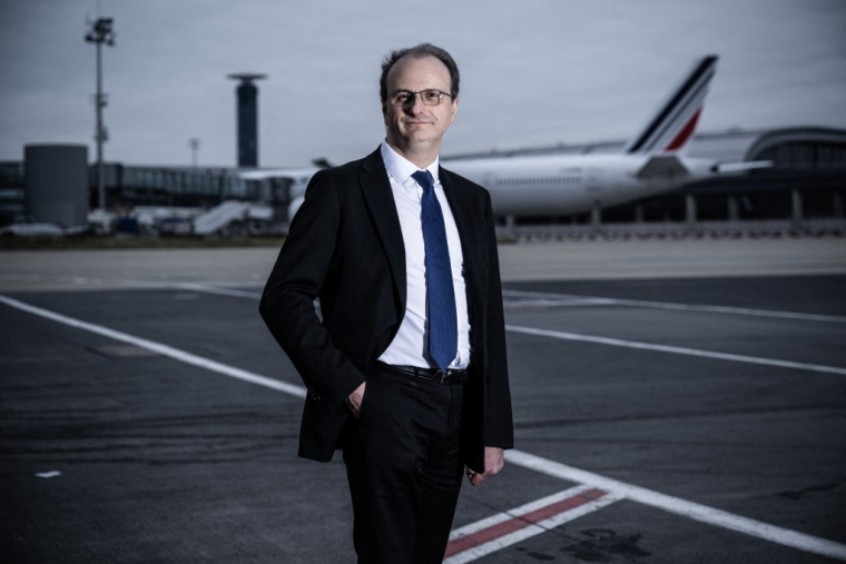 Philippe Pascal à Roissy-en-France, le 12 février 2025. ( AFP / JULIEN DE ROSA )