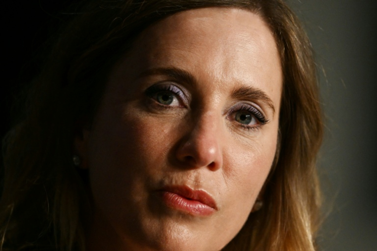 La réalisatrice Andrea Bescond, le 16 mai 2024 à Cannes ( AFP / Julie SEBADELHA )