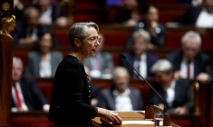 Photo d'Elisabeth Borne à l'Assemblée nationale