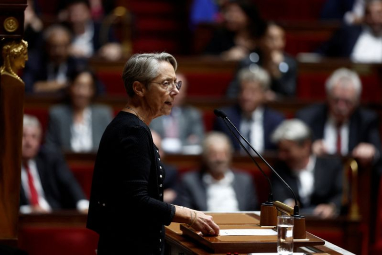 Photo d'Elisabeth Borne à l'Assemblée nationale