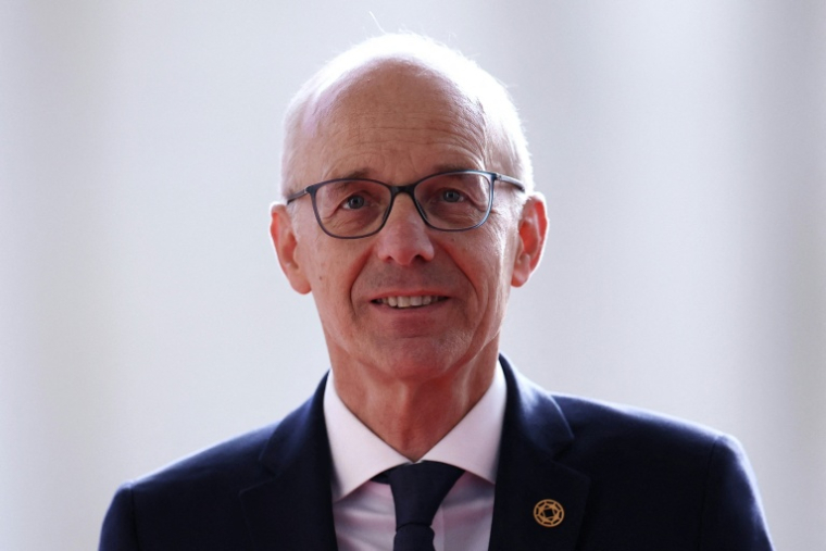 Le Premier ministre luxembourgeois Luc Frieden à Paris le 10 septembre 2026 ( POOL / Abdul Saboor )