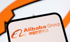 Une illustration du logo du groupe Alibaba