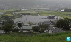 Japon : le typhon Shanshan, extrêmement puissant, frappe l'île de Kyushu