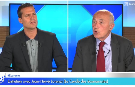 "Le vrai choc auquel la France va être confrontée c'est l'arrivée des jeunes en septembre sur le marché du travail !" selon Jean-Hervé Lorenzi (Cercle des économistes)