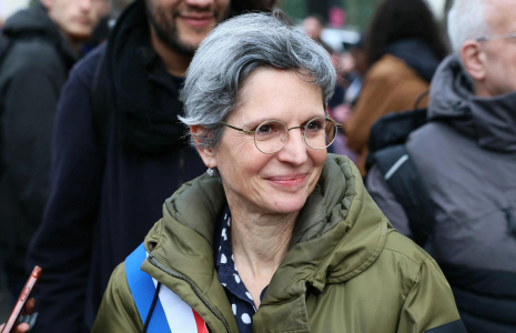 Sandrine Rousseau à Paris le 11 décembre 2023. ( AFP / ALAIN JOCARD )