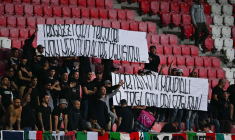 L’action symbolique des supporters italiens pour dénoncer le génocide en Palestine