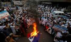 CARICATURES DE MAHOMET: APPEL À L'ARRÊT DES MANIFESTATIONS AU PAKISTAN