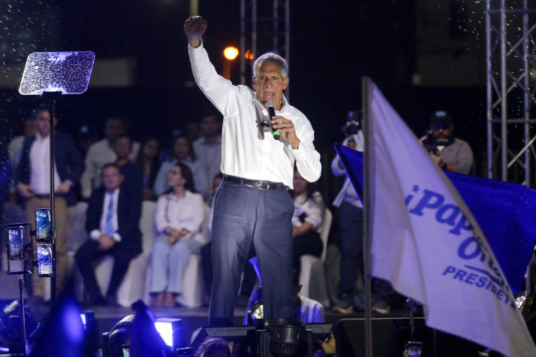 Nasry Asfura à Tegucigalpa, le 22 novembre 2025 ( AFP / Emilio FLORES )