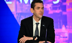 L'administrateur de la Nasa Jared Isaacman durant une conférence de presse au Kennedy Space Center à Cap Canaveral en Floride, le 27 février 2026 ( AFP / Miguel J Rodriguez Carrillo )