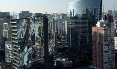 Vue de Sao Paulo, capitale économique du Brésil ( AFP / NELSON ALMEIDA )