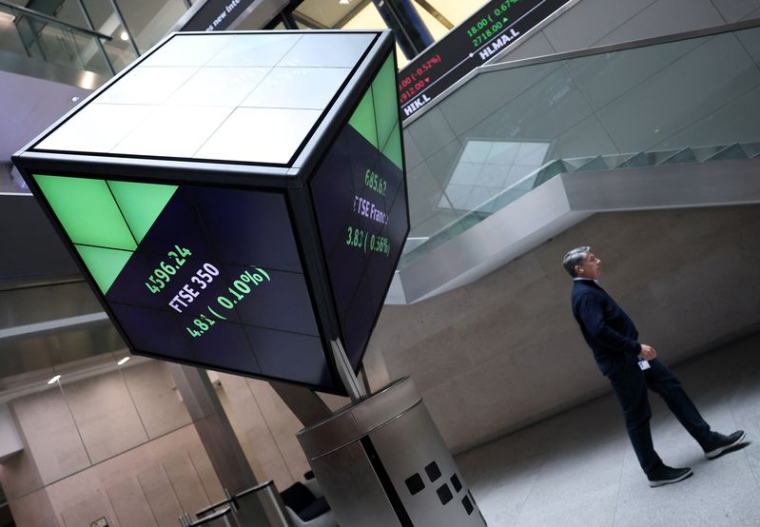 Au siège du LSEG (London Stock Exchange Group) à Paternoster Square, Londres