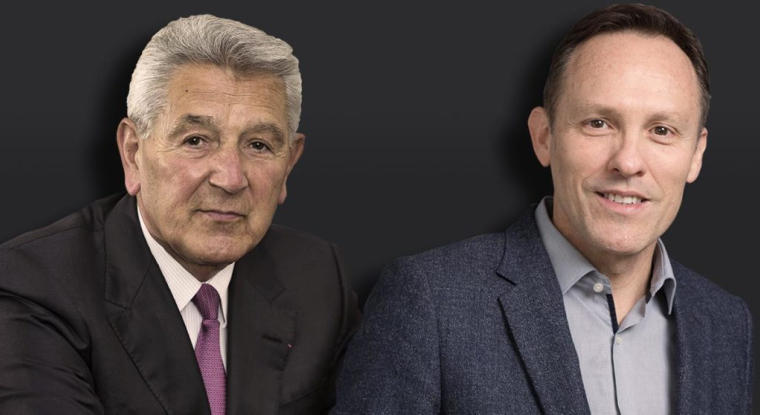 Philippe Lazare est remplacé par un tandem : Bernard Bourigeaud (à gauche), président du conseil, et Nicolas Huss (à droite) directeur général. (© J.B. Mariou et DR)