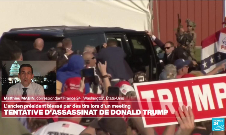 "L'ancien président des États-Unis Donald Trump est passé tout près de la mort"
