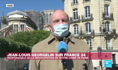 Général J.-L. Georgelin : "En un an, le chantier de reconstruction de Notre-Dame a beaucoup progressé"