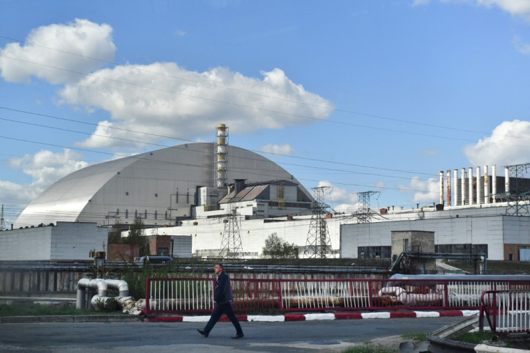 La centrale de Tchernobyl. ( AFP / SERGEI SUPINSKY )