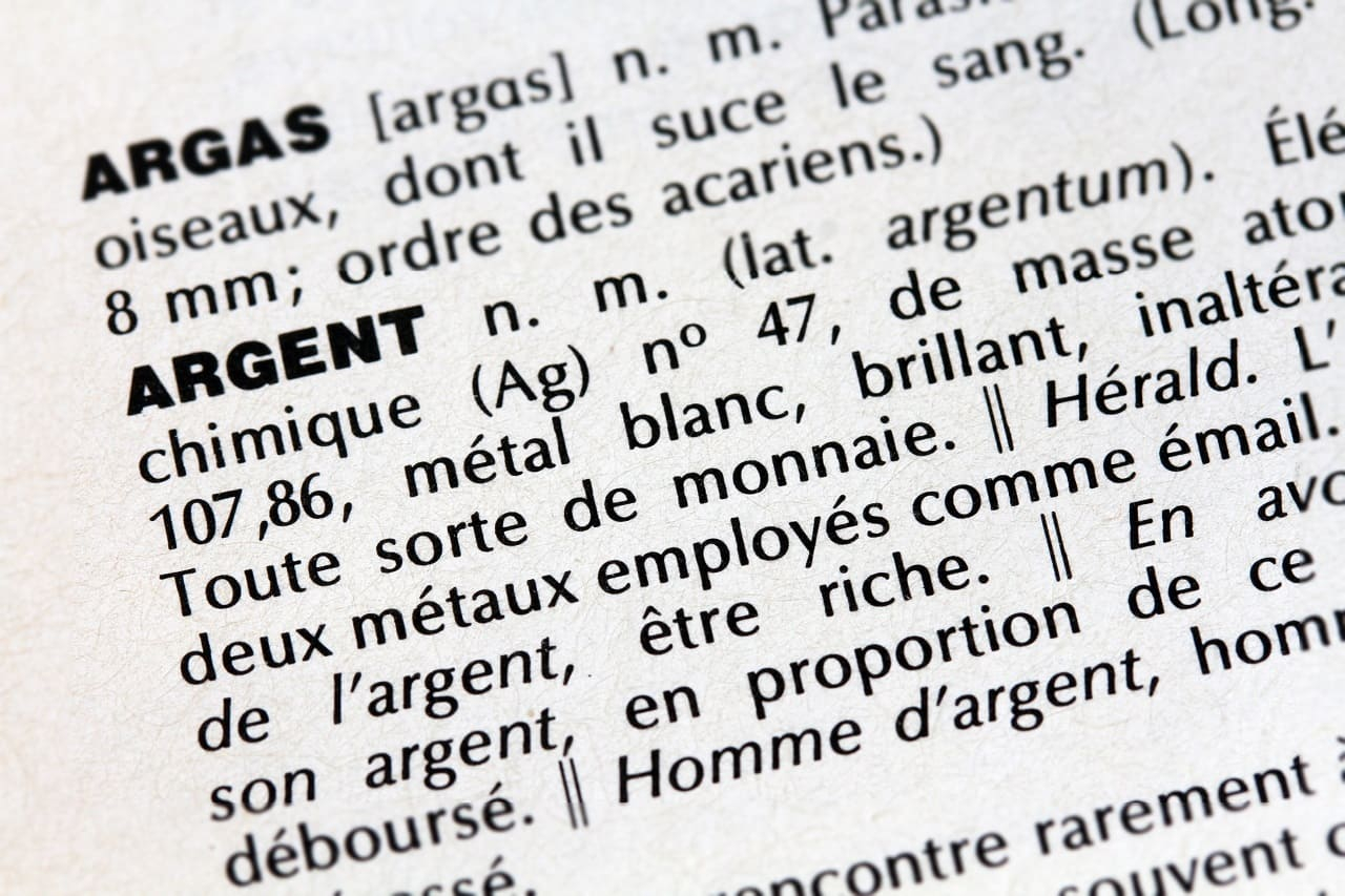 (Crédits photo : Adobe Stock - termes anciens et populaires de la langue française liés à l'argent)