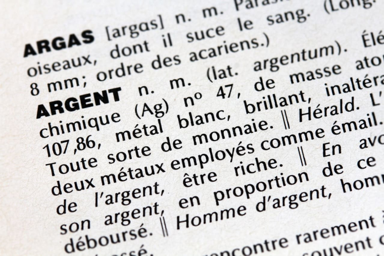 (Crédits photo : Adobe Stock - termes anciens et populaires de la langue française liés à l'argent)