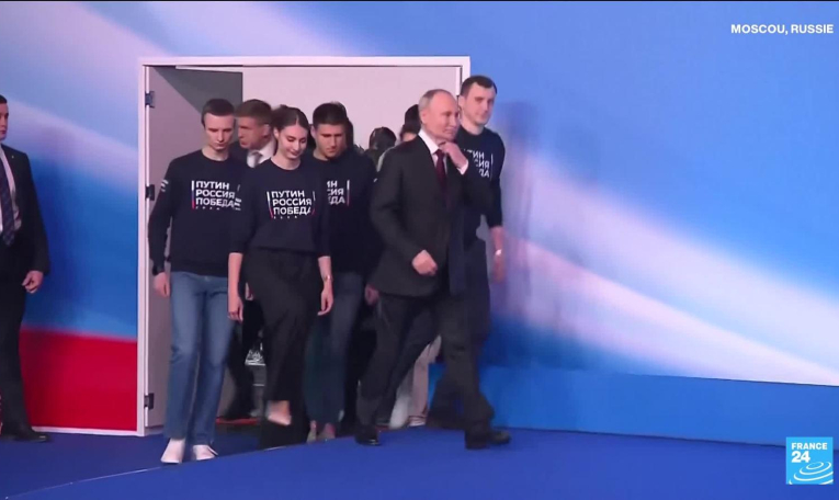 Vladimir Poutine réelu pour un 5ème mandat : réaction de Volodimir Zelensky