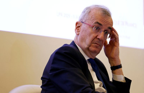 Le gouverneur de la banque centrale française, M. Villeroy de Galhau