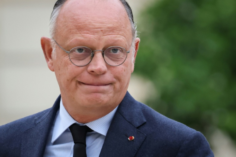 Édouard Philippe à l'Élysée le 10 octobre 2025 ( AFP / Ludovic MARIN )