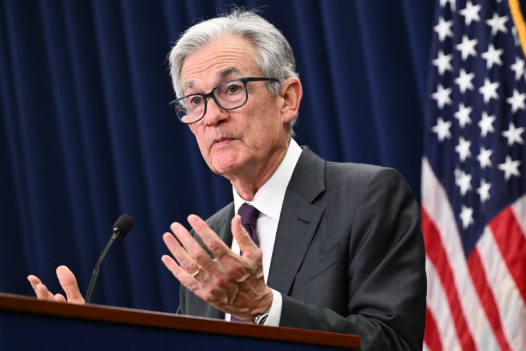 Jerome Powell, à Washington DC, le 30 juillet 2025 ( AFP / MANDEL NGAN )