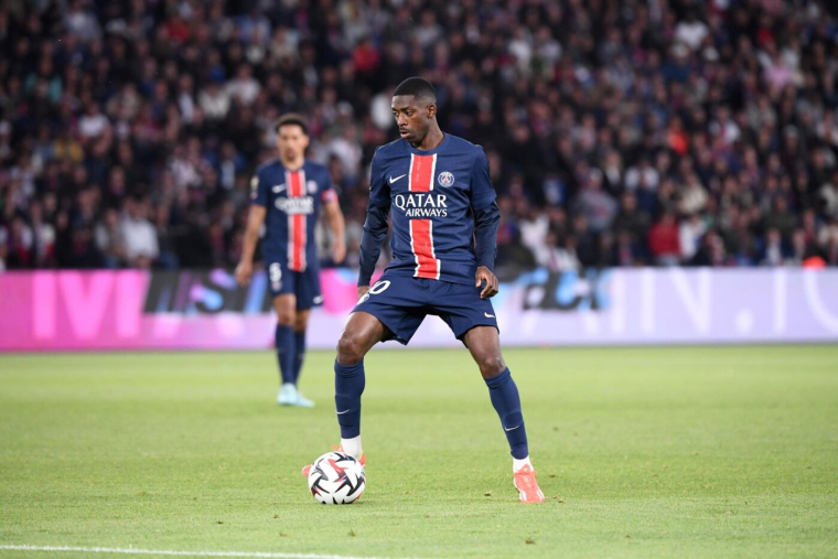 Ousmane Dembélé : « Je prends beaucoup de plaisir à jouer en tant que numéro 9 »