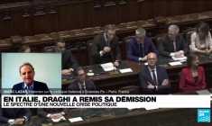 Démission de Mario Draghi : le spectre d'une nouvelle crise politique