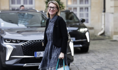 Astrid Panosyan-Bouvet à Paris, le 6 février 2025. ( AFP / STEPHANE DE SAKUTIN )