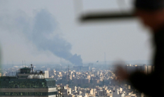 De la fumée s'élève depuis le site d'une frappe sur Téhéran, le 1er avril 2026 ( AFP / - )