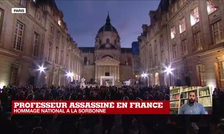 Hommage à Samuel Paty : un moment "important et chargé d'émotions", confie un professeur
