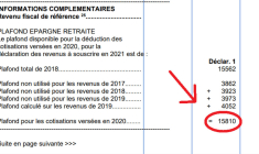 S'il ne figure pas sur votre avis d'impôt, demandez à l'administration fiscal de vous communiquer votre plafond épargne retraite. (© DR)