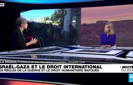 Julia Grignon : "Toutes les parties doivent respecter le droit international humanitaire"