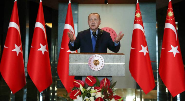 Le président turc Recep Tayyip Erdogan. (© K. Ozer / Turkish Presidential Press Service / AFP)