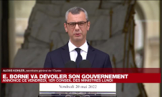 REPLAY - Découvrez la liste des ministres du gouvernement d'Elisabeth Borne