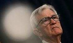 Jerome Powell, le 18 mars 2026, à Washington DC ( AFP / BRENDAN SMIALOWSKI )