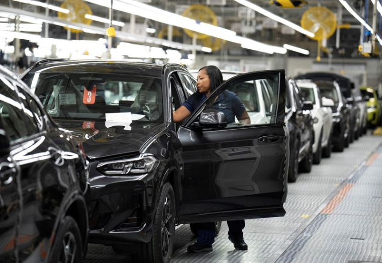 L'usine de fabrication de BMW à Greer, en Caroline du Sud, aux États-Unis