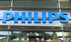 Le logo de la société technologique néerlandaise Philips
