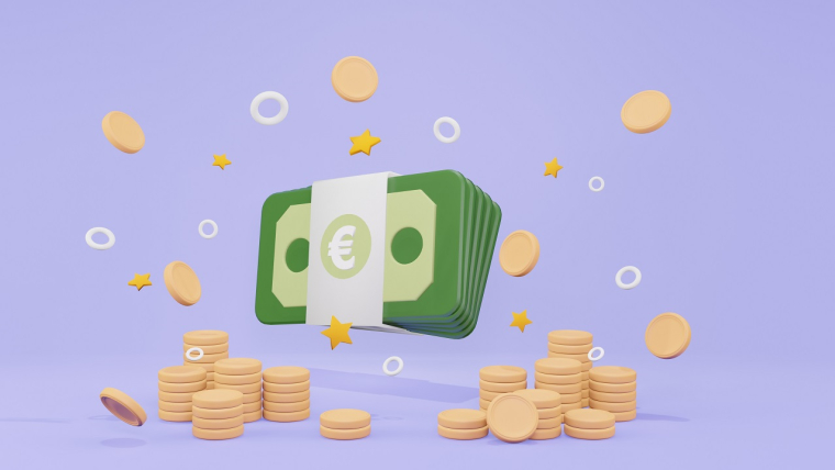 (Crédits photo : Adobe Stock - Espèces liasse de billets et pièces en euros)