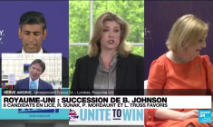 Royaume-Uni : six candidats encore en course pour succéder à Johnson après un premier vote